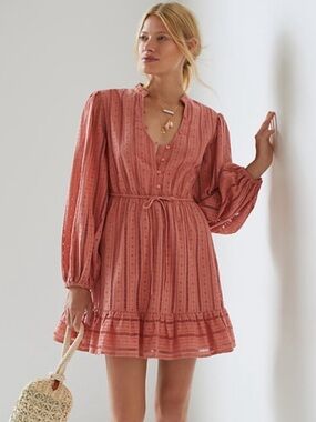Anthropologie Forever That Girl
Eyelet Mini Dress Pink